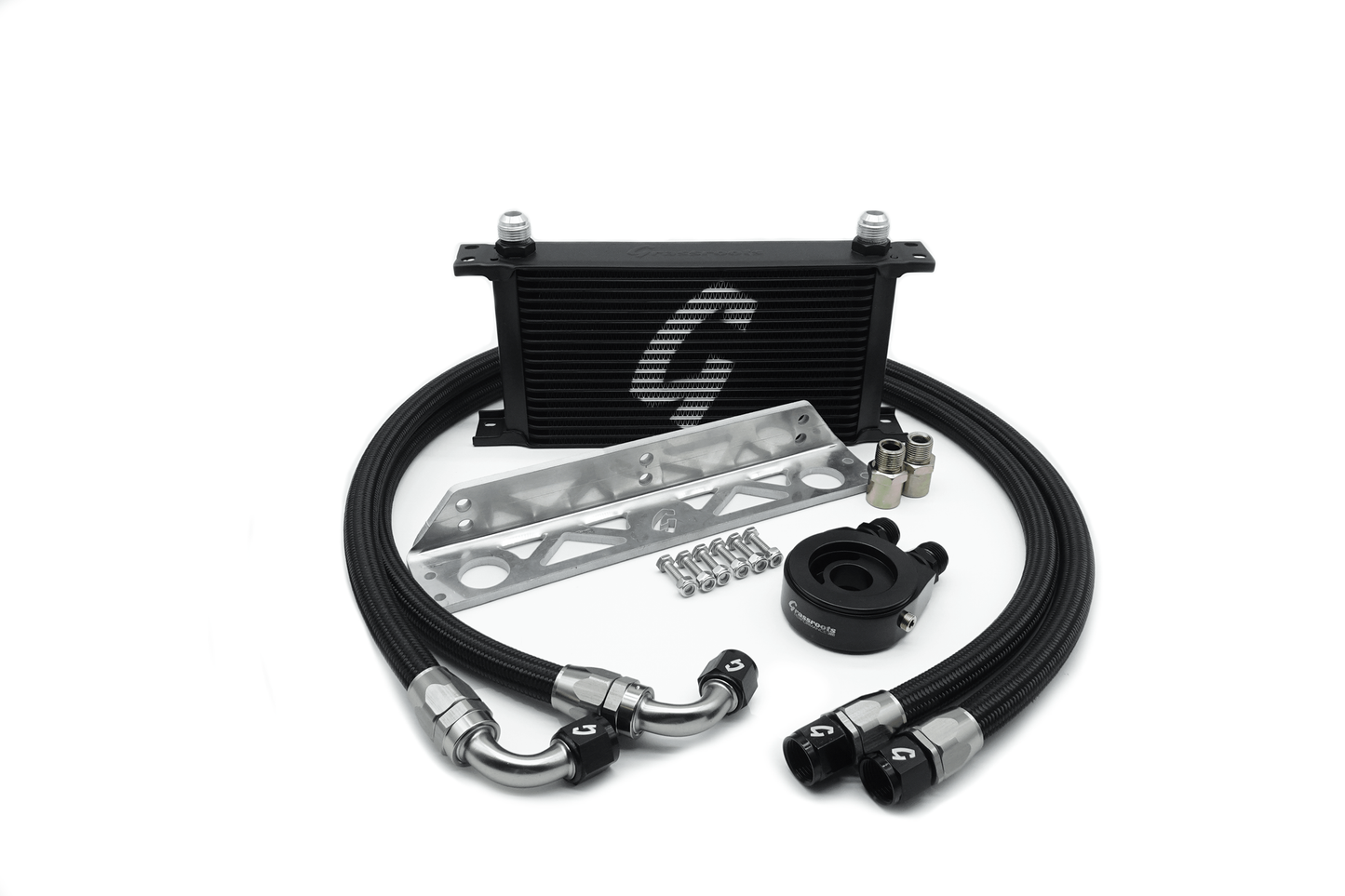 Grassroots Performance - UNIVERSAL 19-ROW PERFORMANCE OIL COOLER KIT