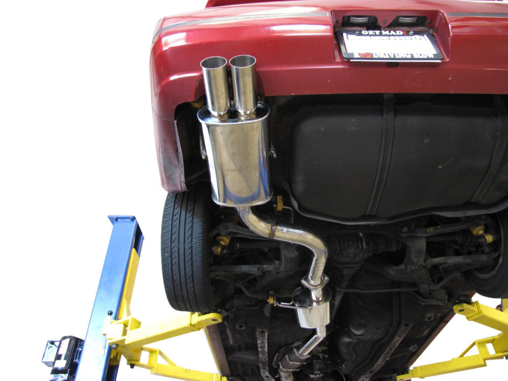 ISR Performance EP (Straight Pipes) Dual Tip Exhaust 4in - 89-94 (S13) Nissan 240sx - KMP Speed Shop ISR Performance EP (Straight Pipes) Dual Tip Exhaust 4in - 89-94 (S13) Nissan 240sx - KMP Speed Shop