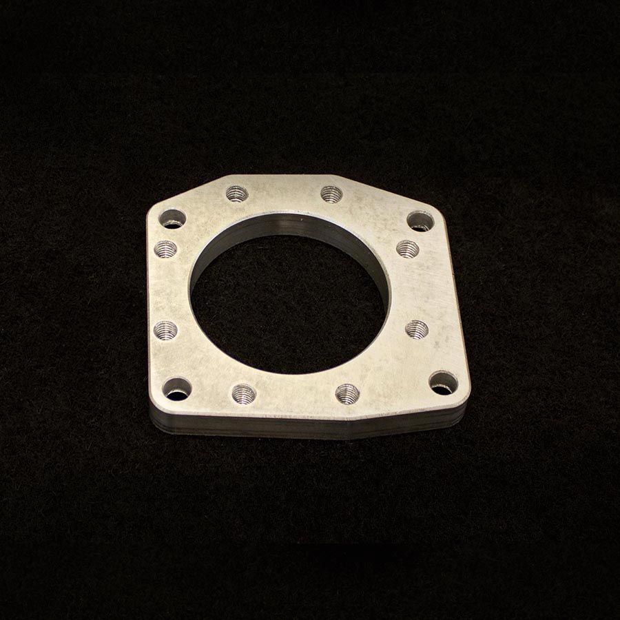 Xcessive Manufacturing - Toyota JZX110 intake to KA Throttle body flange (UI-T-JZX110-KA-ATBF)