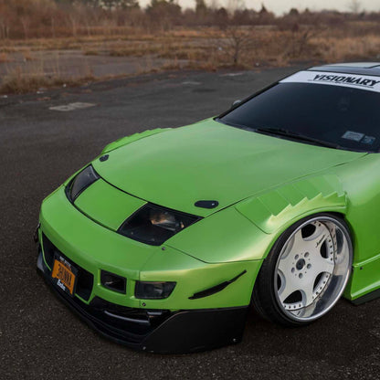 KBD - Nissan 300ZX 1990-1996 PMZ-K V2 Rejillas de guardabarros de poliuretano de 2 piezas (2+2 o 2+0) (37-6116)