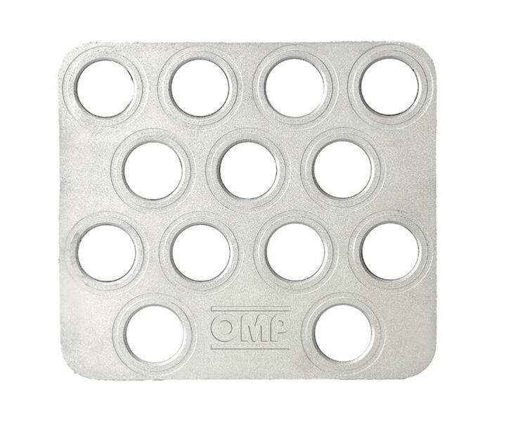 OMP - REPOSAPIES COPILOTO EN ALUMINIO PULIDO ARENADO (OA/1866)