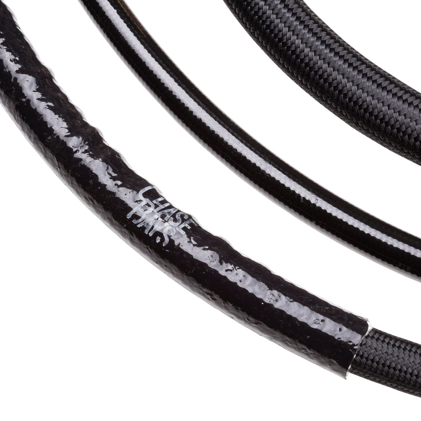 6an Stainless Steel Braided Hose (Black Fitting) – Nitrous Outlet