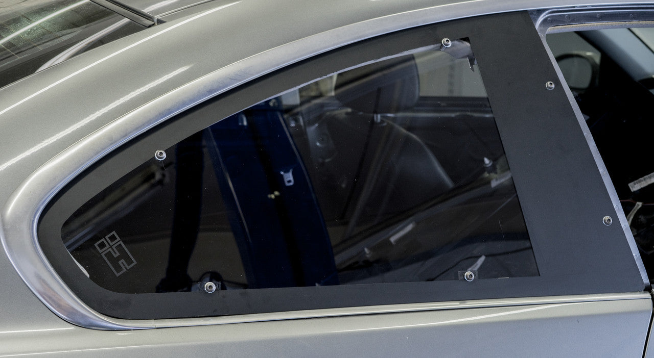 HARD Motorsport - BMW E92 Abrasion Resistant Polycarbonate Rear Windows - Pair (E92RWINDW)