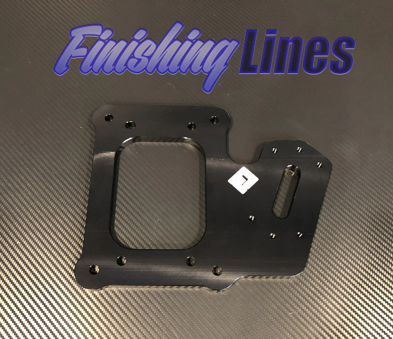 Finishing Lines - K Series (RSX Shifter Pattern) Staging Brake Mounting Plate - Black Edition