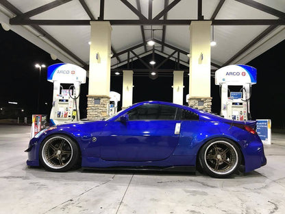 KBD - Nissan 350Z 2003-2008 357Mag Estilo Faldones laterales de poliuretano de 2 piezas (37-6084)