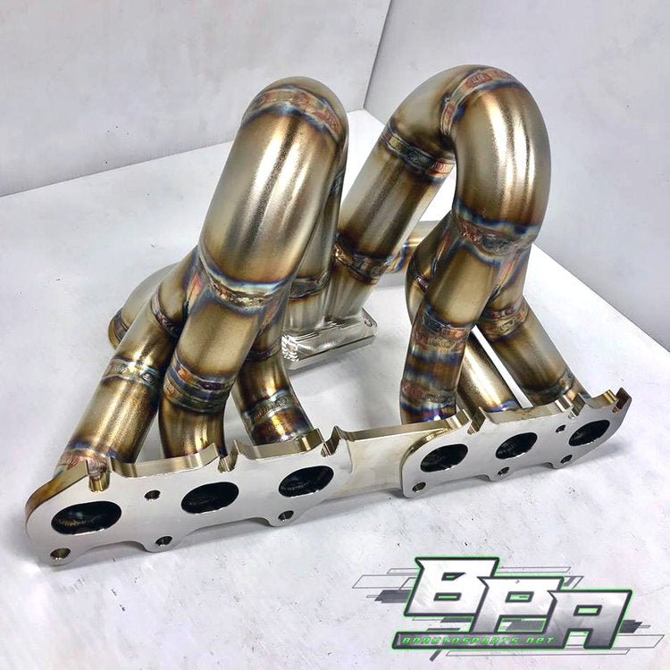 BPAutosports - 2JZ-GTE Gen-R T4 Twin Scroll Billet Exhaust Manifolds