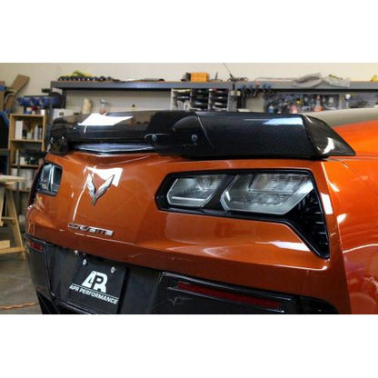 APR Performance - Chevrolet Corvette C7 Z06 Rear Deck Track Pack Spoiler with APR Wickerbill 2015-Up (AS-105757)