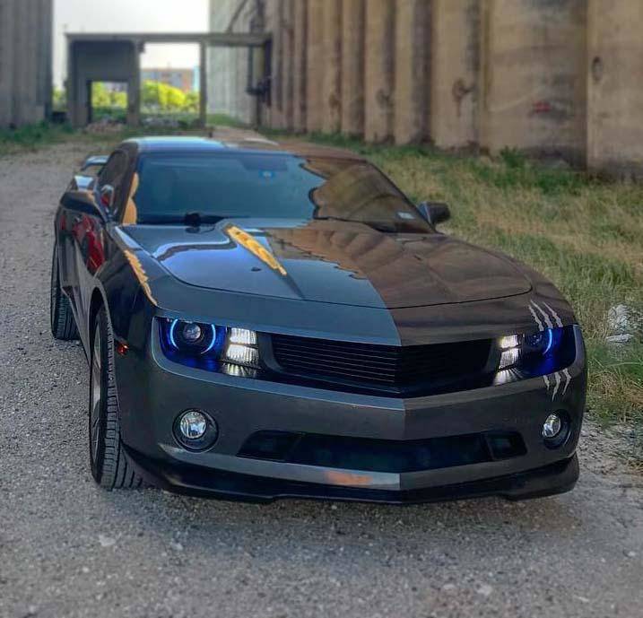 KBD - Chevrolet Camaro RS V6 2010-2013 Premier Style 1 Piece Polyurethane Front Lip (37-2240)