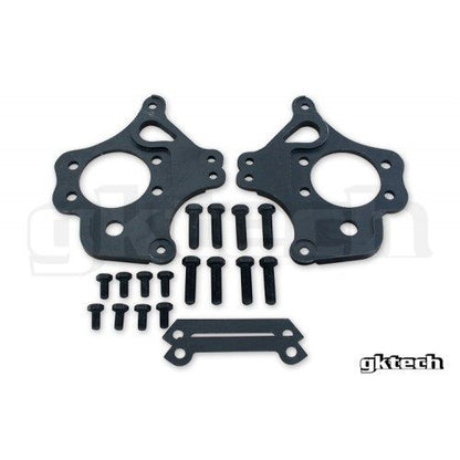 GKTech - 240SX/SKYLINE/Z32 SUPORTES DUPLOS DE CALIPER (PAR) (2POT-BRKT)