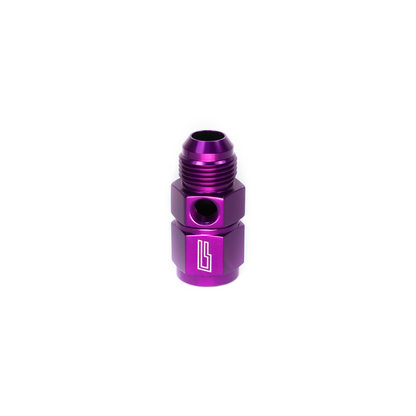 ColorFittings - Pressure Gauge Adapter8AN to 8AN w/ 1/8" port