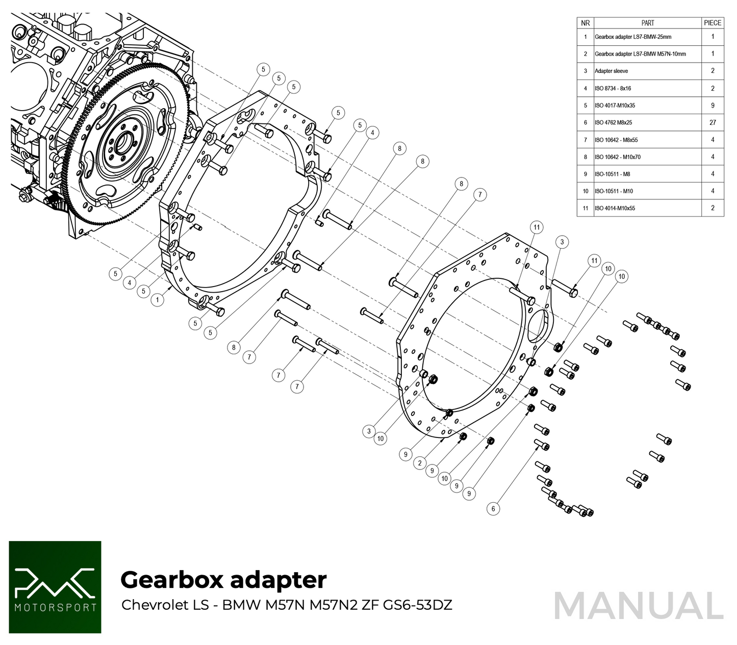 Tanks Inc. FR-LINE-KIT: Tanks Inc. Single Fuel Tank Line Kit for GM LS