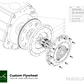 PMC Motorsport - Adapter Kit Nissan SR - Nissan 350Z Z33 370Z Z34 - 250mm / 9.84" (A-SR-350-250)
