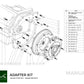 STAGE 1 Honda K K20 K24 - Mazda RX-8 5-speed - 240mm / 9.45" - ( PMC - S1-K-RX8-5-L9 )