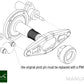PMC Motorsport - Adapter Kit Nissan SR - BMW M50 S50 M52 S52 M54 - 240mm / 9.45" (A-SR-M50-240)