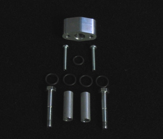Xcessive Manufacturing - KA Side feed fuel rail adapter kit for use with Xcessive Billet KA intake flange (N-KA-SFFR-AK)