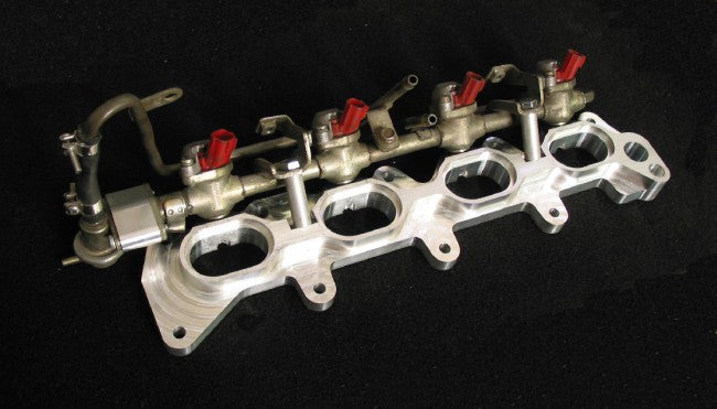 Xcessive Manufacturing - KA Side feed fuel rail adapter kit for use with Xcessive Billet KA intake flange (N-KA-SFFR-AK)
