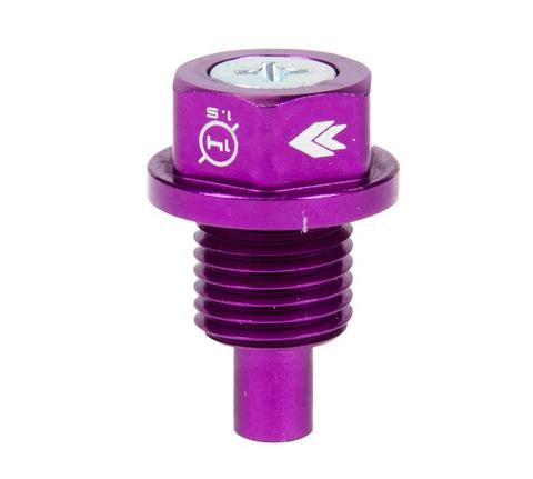 NRG - M14 X 1.5 Purple Magnetic Oil Drain Plug - Universal (NOP-100PP)