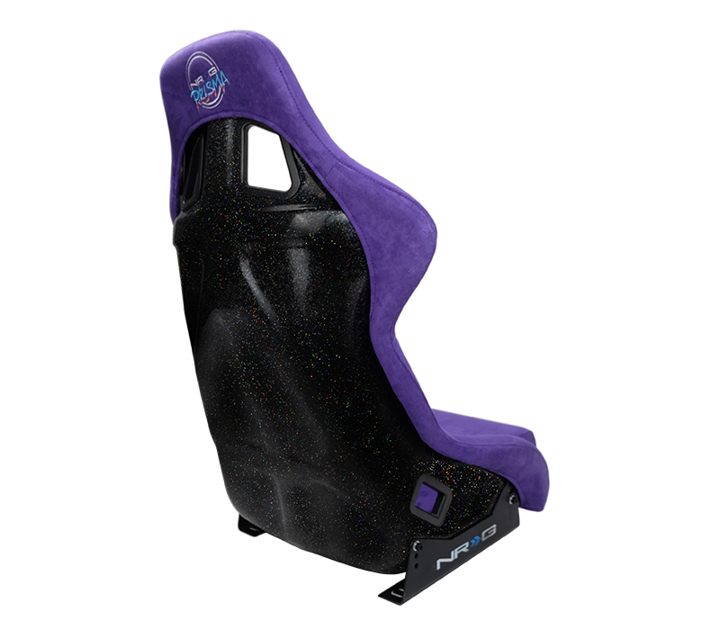 NRG Innovations Prisma Ultra Bucket Seat (Purple Alcantara)