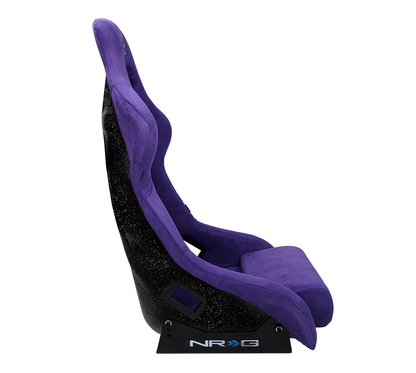 NRG Innovations Prisma Ultra Bucket Seat (Purple Alcantara)