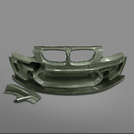 HGK Racing - E92 Front Bumper [EuroFighter bodykit] For Turbo Setup