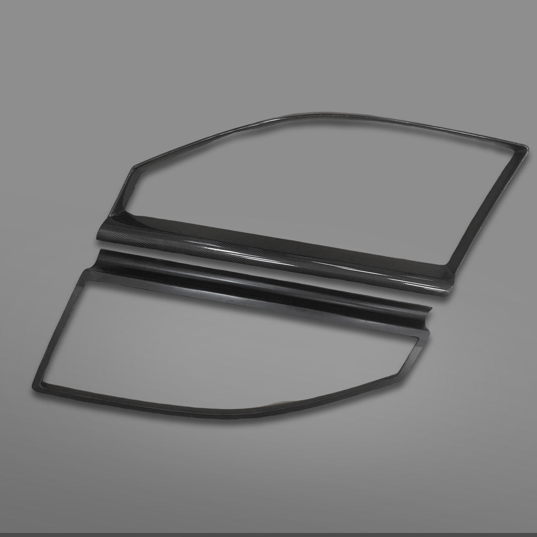 HGK Racing -  F22 Carbon Fiber Window Frame Set [detachable]
