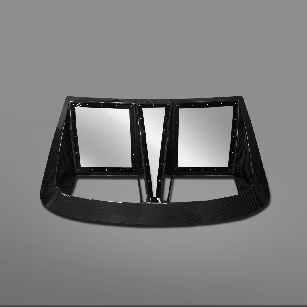HGK Racing - E92 Rear Window Replacement/Radiator Air-Duct [Carbon Fib ...