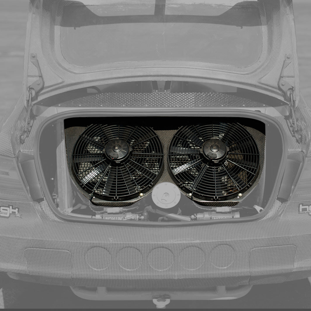 HGK Racing - Universal Radiator Twin Core Dual Pass