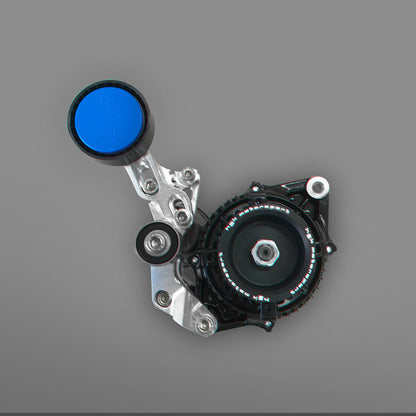 HGK Racing -  LS Based Engine Alternator Bracket With Tensioner Pulleys