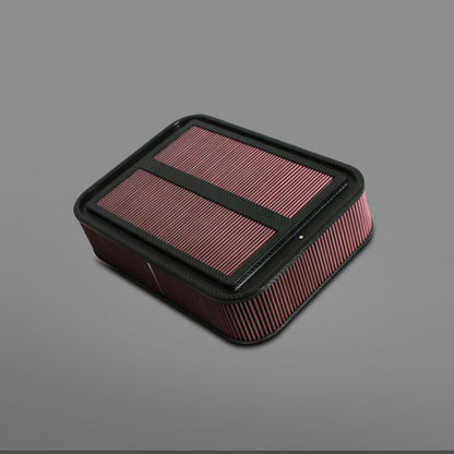 HGK Racing - Carbon Sprint Car Air Filter Base Plate For Carburetor Type Intake [Carbon Fiber]