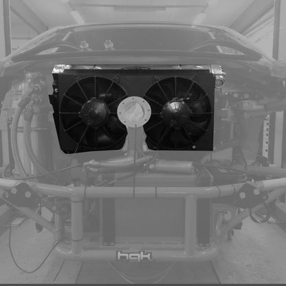 HGK Racing - E46 Rear Mounted Radiator Kit