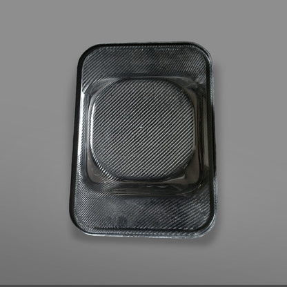 HGK Racing - Carbon Sprint Car Air Filter Base Plate For Carburetor Type Intake [Carbon Fiber]