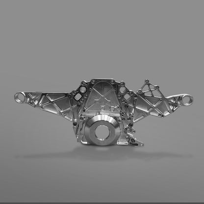HGK Racing - BMW F22 LS Based Engine Front Motor Plate with mounting brackets