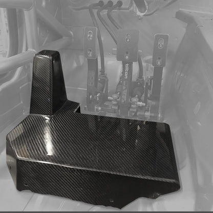 HGK Racing - Universal Driver Foot Tray [Carbon Fiber]