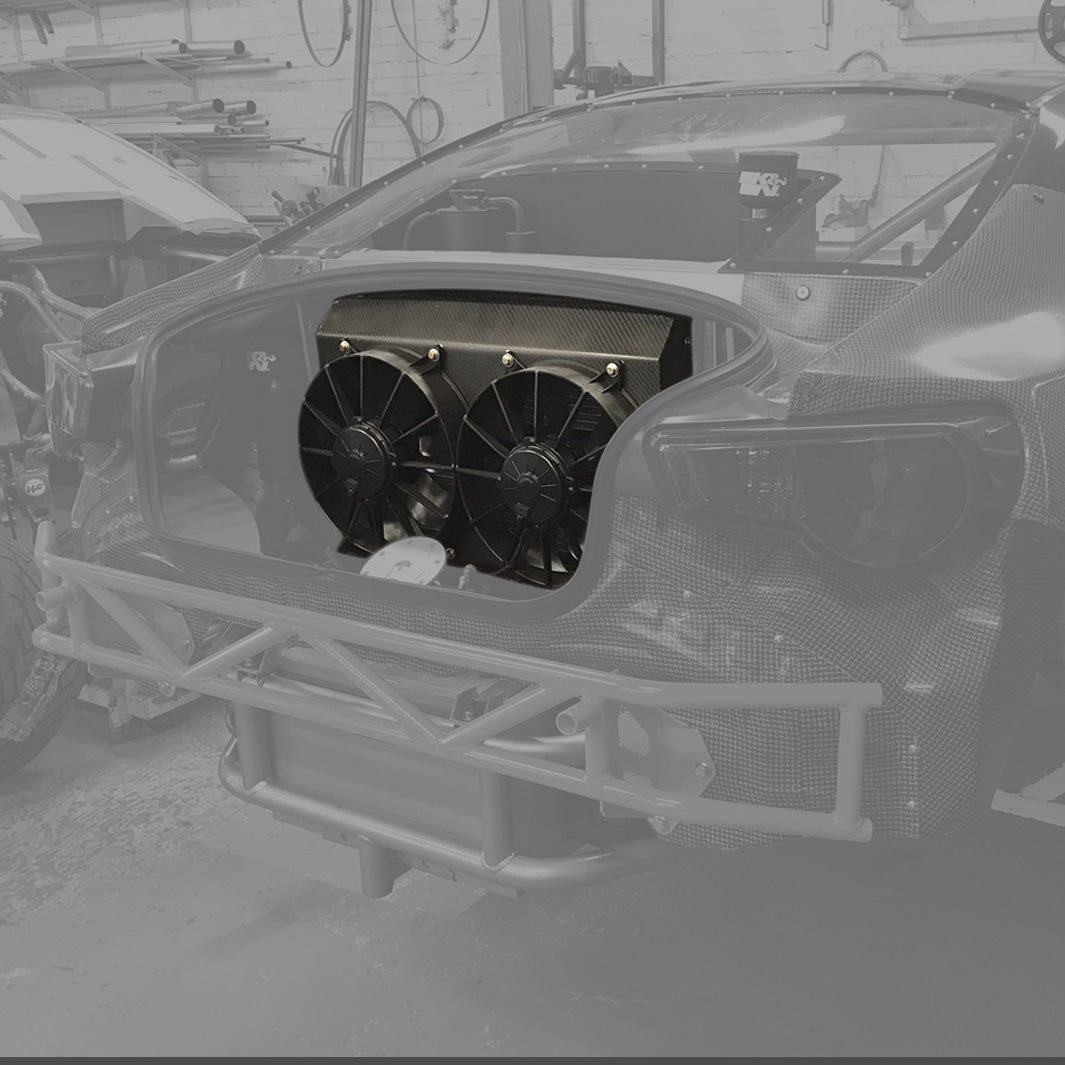 HGK Racing -  GT86 Rear Mounted Radiator Kit