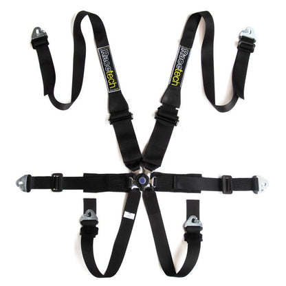 Racetech - Arnês leve Pro 6 Point FHR (RTPRLWH) 