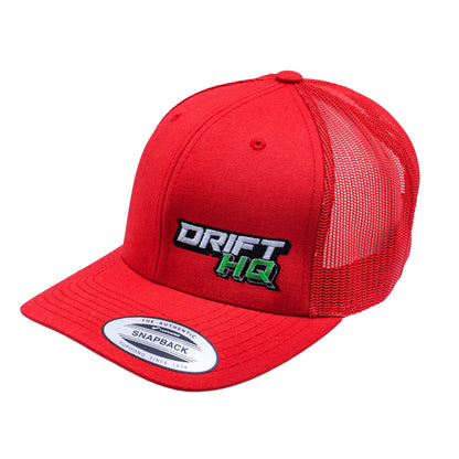 Drift HQ - CHAPÉU DE CAMINHONEIRO VERMELHO (NOVO)