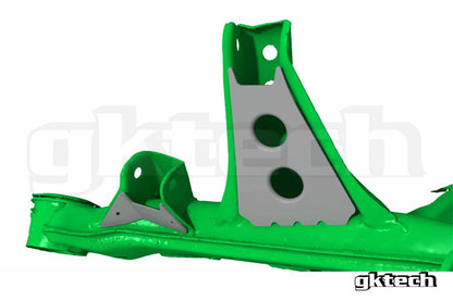 GKTech - V2 S13 240SX/R32 SKYLINE SUBFRAME WELD IN REINFORCEMENT PLATES