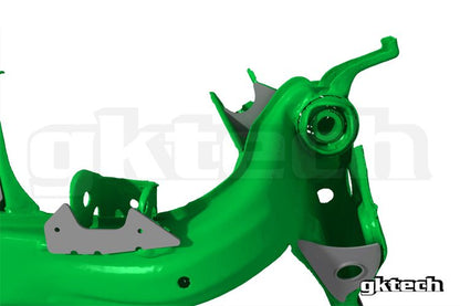 GKTech - V2 S13 240SX/R32 SKYLINE SUBFRAME WELD IN REINFORCEMENT PLATES