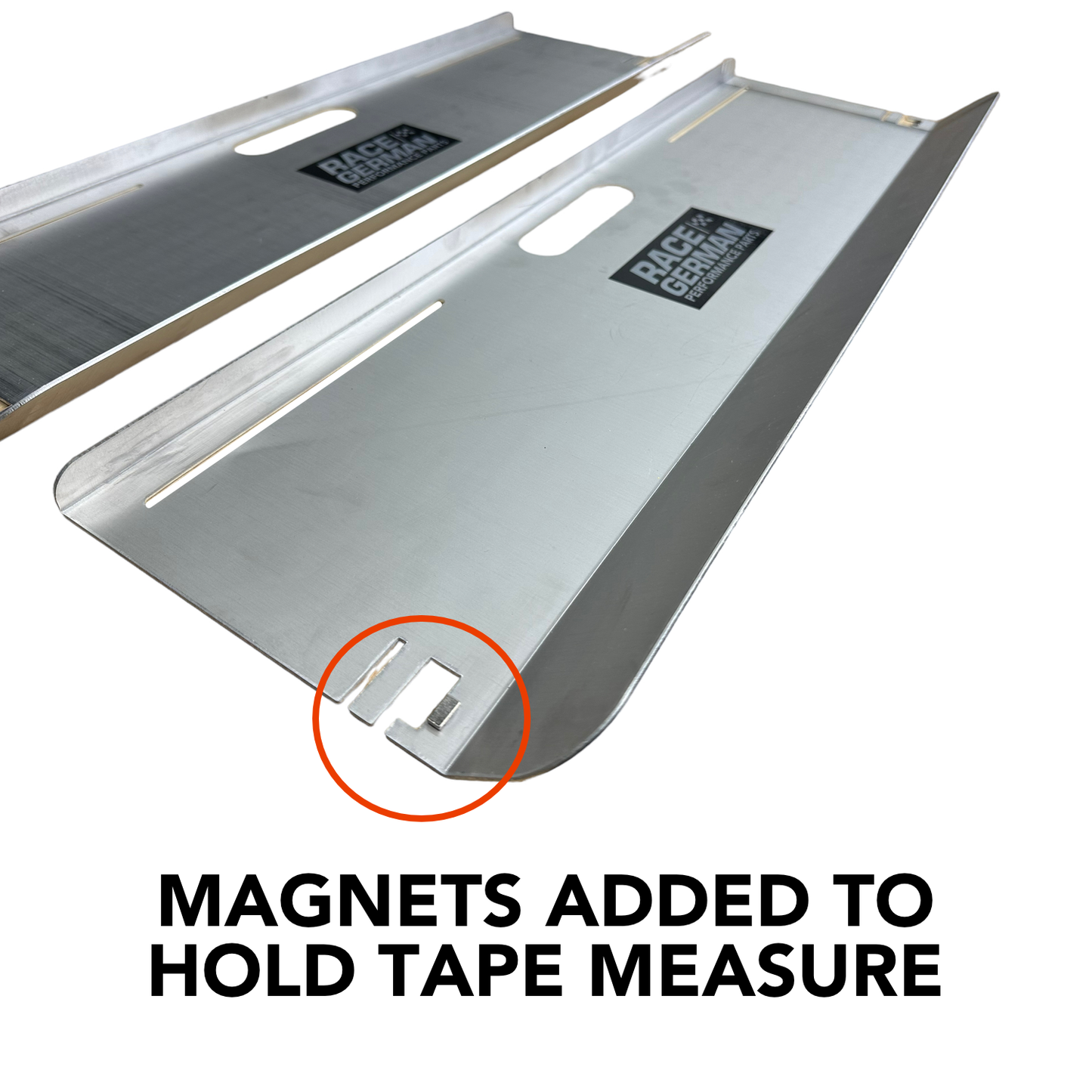 Race German -  Aluminum Toe Racing Plates With Magnets