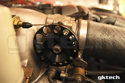 GKTech - RUEDA DE MARIPOSA EXCENTRICA V2 S14/S15 SR20DET (S145-TRTL) 