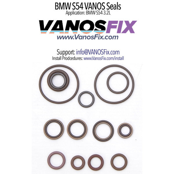KASSEL PERFORMANCE - S54 VANOS Seals Kit by VANOSFix – E46 M3 (KPSVSKBCEM)