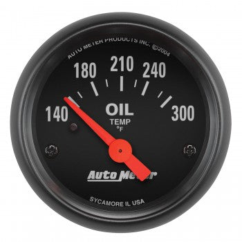 AutoMeter - 2-1/16" OIL TEMPERATURE, 140-300 °F, AIR-CORE, Z-SERIES (2639)