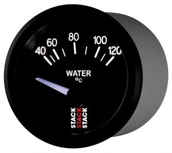 AutoMeter - WATER TEMP, ELECTRIC, 52MM, BLK, 40-120 °C, M10 MALE (ST3207)