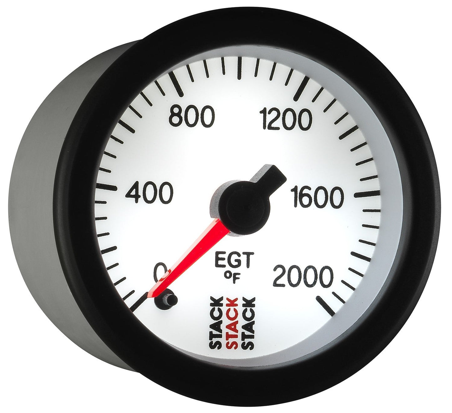 AutoMeter - EXHAUST GAS TEMP, PRO STEPPER MOTOR, 52MM, WHT, 0-2000 °F (ST3364)