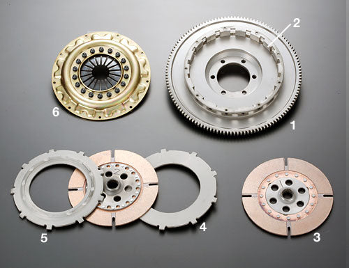 OS Giken - TS3B Cubierta de acero prensado 204MM Placa triple (BNR32 y BCNR33) (TPSC223)