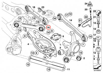 PMC Motorsport - Uniball / Track Style Traseiro ajustável Braços de controle dianteiros superiores BMW E90 E82 (Não - M) (WRPRE90-U)