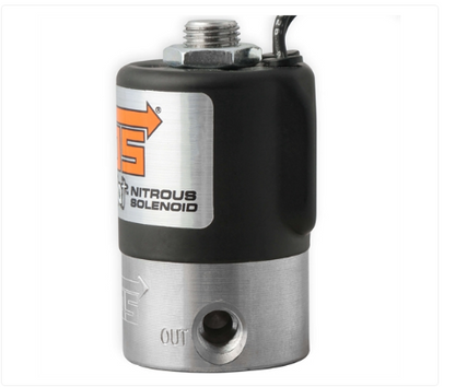 Sistema de óxido nitroso - NOS Super Pro-Shot Solenoide nitroso Acabado en negro (18045BNOS)